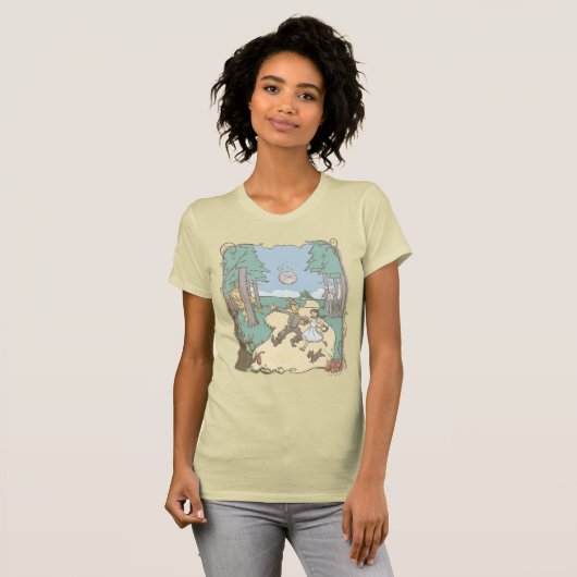 T-shirt L'Assistant D'Oz™ | Storbook Yellow Brick Road (Devant entier)
