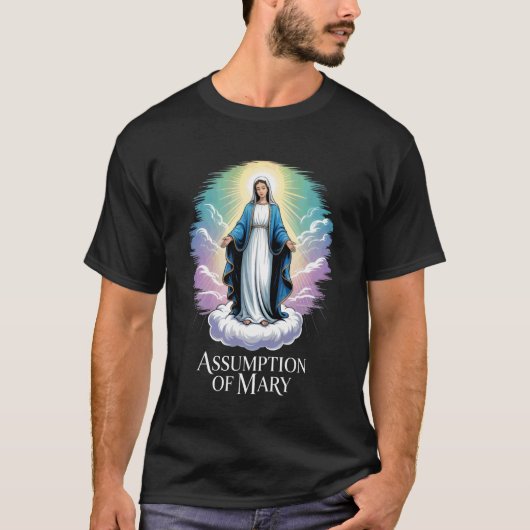 T-shirt L'Assomption de Marie Mère Bienheureuse Foi cathol (Devant)