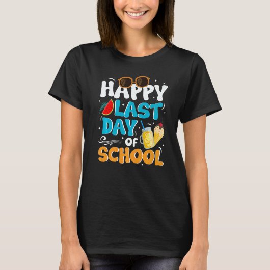 T-shirt Last Day Of School Summer (Devant)