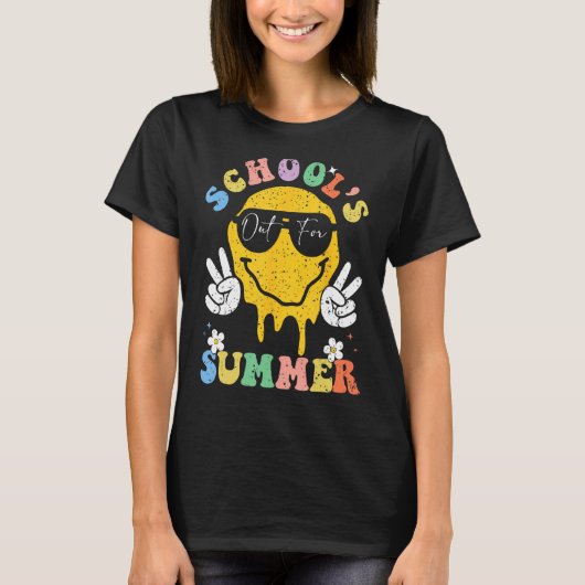T-shirt Last Day of School's Out For Summer Vacation Teach (Devant)