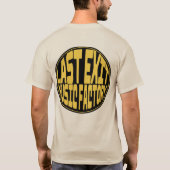 T-Shirt Last Exit Music Factory - logo rond (Dos)