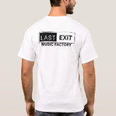 T-shirt Last Exit Music Factory- Minimalist  (Dos)