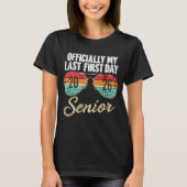 T-shirt Last First Day Senior 2026 (Devant)