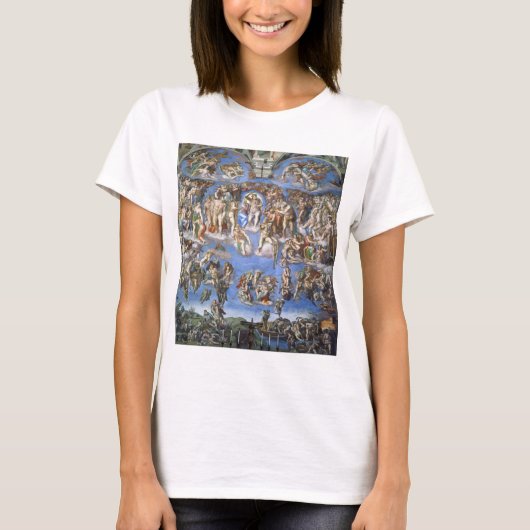 T-shirt Last Judment From The Sistine Chapel By Michelan (Devant)
