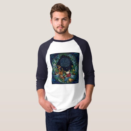 T-shirt L'astrologue par Bill Bell/artlicensing.com (Devant entier)