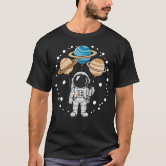 T-shirt L'Astronaut Et Ses Ballons