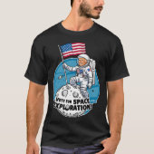 T-shirt L'Astronaut Trump Vote Pour L'Exploration Spatiale (Devant)