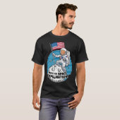 T-shirt L'Astronaut Trump Vote Pour L'Exploration Spatiale (Devant entier)