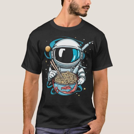 T-shirt L'astronaute affamé (Devant)
