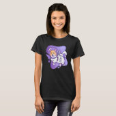 T-shirt L'astronaute Corgi Cute Flottant Space Universe De (Devant entier)