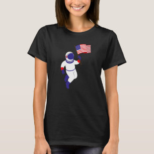 T-shirt L'astronaute Cosmonaut Patriotisme Nous 4 juillet
