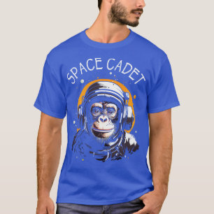 T-shirt L'astronaute de l'Ape Chimp de singe de l'cadet de