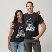 T-shirt L'astronaute de l'espace : Chauffons dans l'espace (Unisexe)