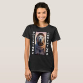 T-shirt L'astronaute du Labrador Retriever dans l'espace C (Devant entier)