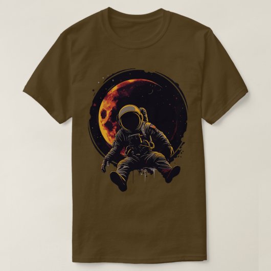 T-shirt L'astronaute Eclipse (Design devant)