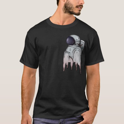 T-shirt L'astronaute en fusion (Devant)