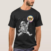 T-shirt L'astronaute Floki Inu Coin Crypto Token Cryptocur (Devant)