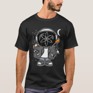 T-shirt L'Astronaute Hiphop Cosmos ATOM Coin À La Cristal