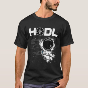 T-shirt L'Astronaute HODL Cosmos ATOM Pièce À La Crypto Lu