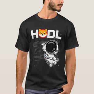 T-shirt L'astronaute HODL Shiba Inu SHIB Pièce À La Lune C