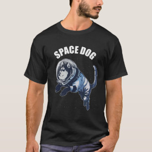 T-shirt L'astronaute Husky Space Dog