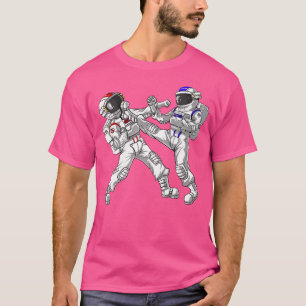 T-shirt L'astronaute Karate Muay Thai Martial Arts Kickbox