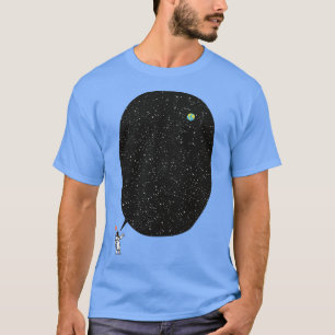 T-shirt L'astronaute parle du cosmos infini par Tob