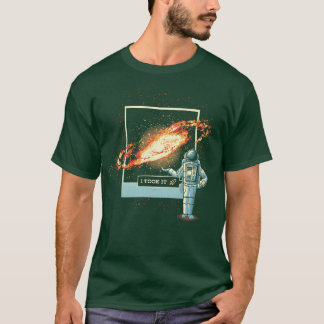 T-shirt L'astronaute photographie de l'univers par Tob