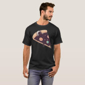 T-shirt L'astronaute Pizza (Devant entier)