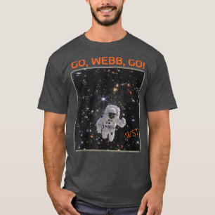T-shirt L'astronaute premier champ profond image Webcam Sp