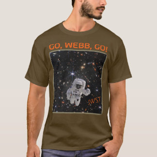 T-shirt L'astronaute premier champ profond image Webcam Sp