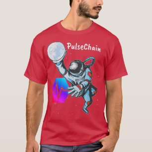 T-shirt L'astronaute Pulsechain Space Man Dunk Cryptoc