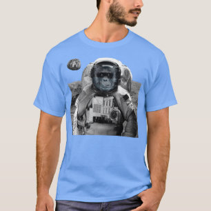 T-shirt L'astronaute singe Ape Space Travel Chimpanzé Astr