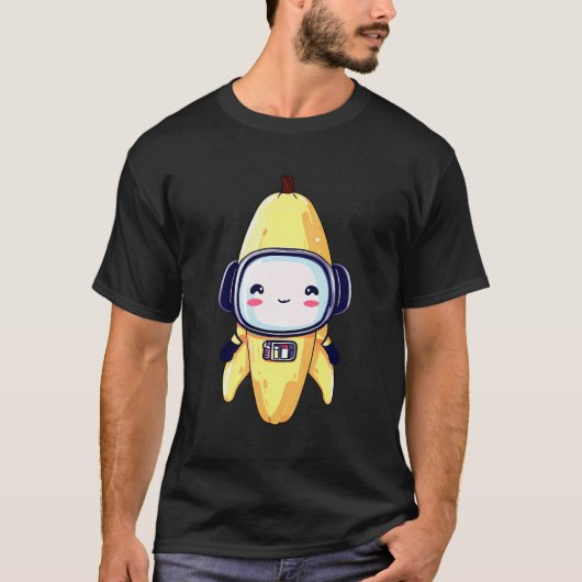 T-shirt L'astronaute spatial Banana Robot (Devant)