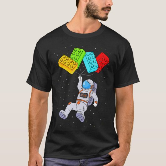 T-shirt L'astronaute spatiale Maître Constructeur Garçons (Devant)