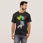 T-shirt L'astronaute spatiale Maître Constructeur Garçons (Devant entier)