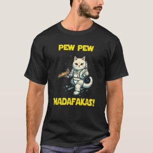 T-shirt L'astronaute spatiale Pew Madafakas Birman Cat 2
