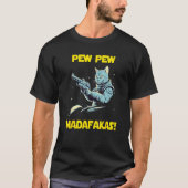 T-shirt L'astronaute spatiale Pew Madafakas Egyptian Mau C (Devant)