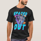 T-shirt L'astronaute Vaporwave A Déployé Un Spa Extérieur (Devant)