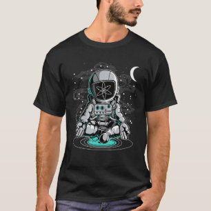 T-shirt L'Astronaute Yoga Cosmos ATOM Coin À La Cristal Lu