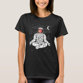 T-shirt L'Astronaute Yoga Decentraland MANA Pièce Vers La