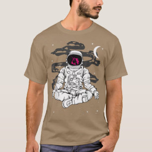 T-shirt L'Astronaute Yoga Uniswap UNI Coin À La Cristal Lu