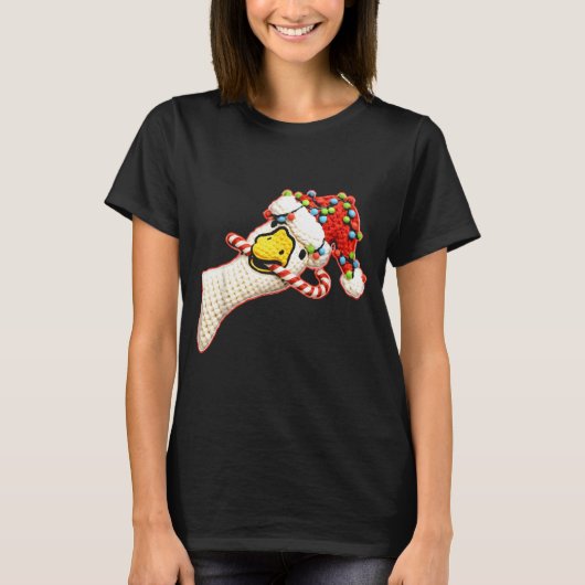 T-shirt Latch Hook Faux Yarn Funny Goose Christmas Crochet (Devant)