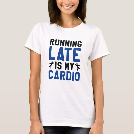 T-shirt Late de Running (Devant)