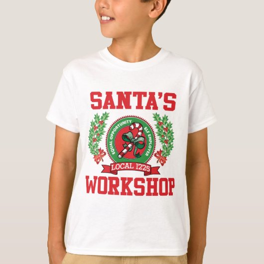 T-shirt L'atelier de Père Noël (Devant)