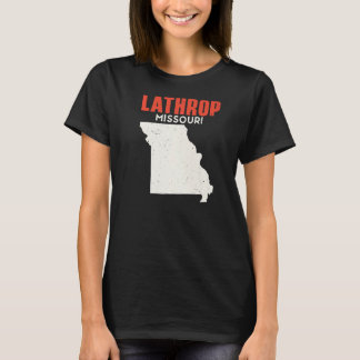 T-shirt Lathrop Missouri USA State America Travel Missouri