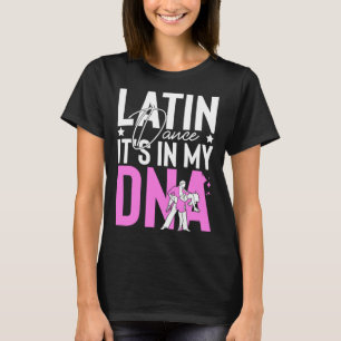 T-shirt Latin Dance Musique Chaussures Leçons Débutant Ent
