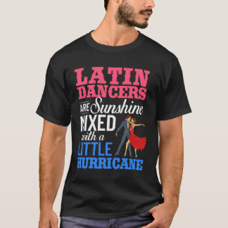 T-shirt Latin Dance Musique Chaussures Leçons Débutant Ent