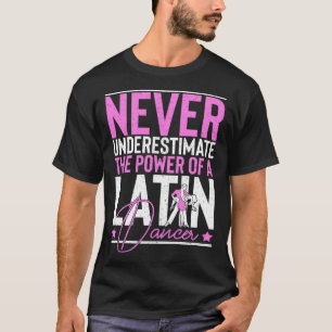 T-shirt Latin Dance Musique Chaussures Leçons Débutant Ent
