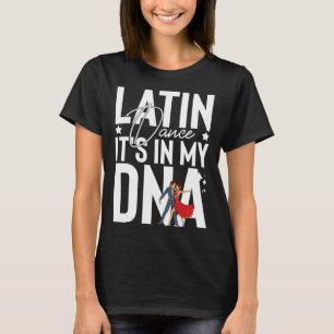 T-shirt Latin Dance Musique Chaussures Leçons Débutant Ent